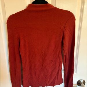 OGL Women's mockneck Sweater in Rust